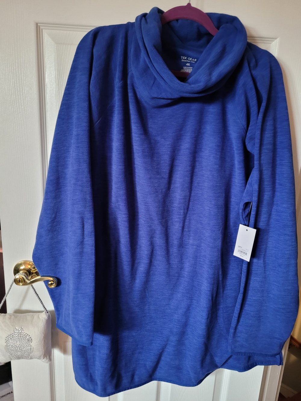 tek gear Women's Cowl Neck Sweater in Royal Blue